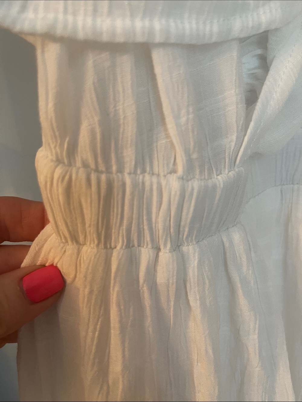 Sullivan White Flutter-Sleeve Maxi Dress - Picture 7 of 7